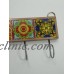 KEY HOLDER with talavera tile, mexican handmade wall hanging, key hook, folk art   273312861839